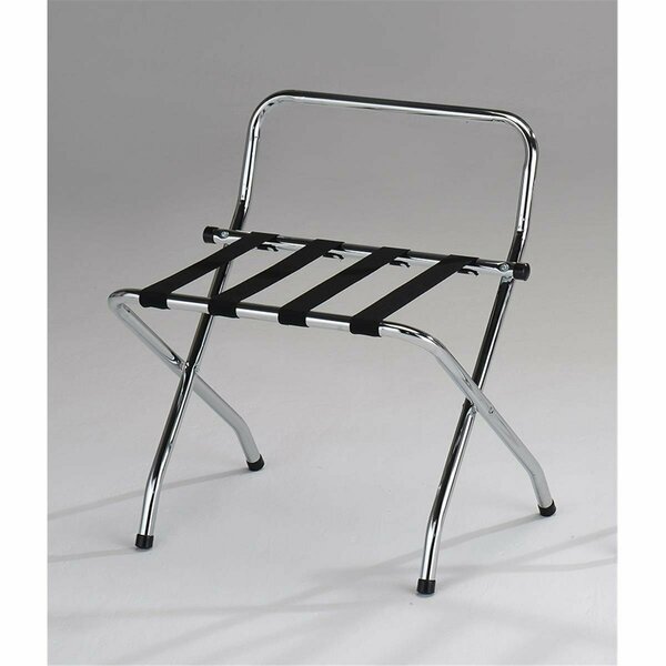 Kb 28 x 24 x 19 in. Luggage Rack - Black & Chrome LRK1227